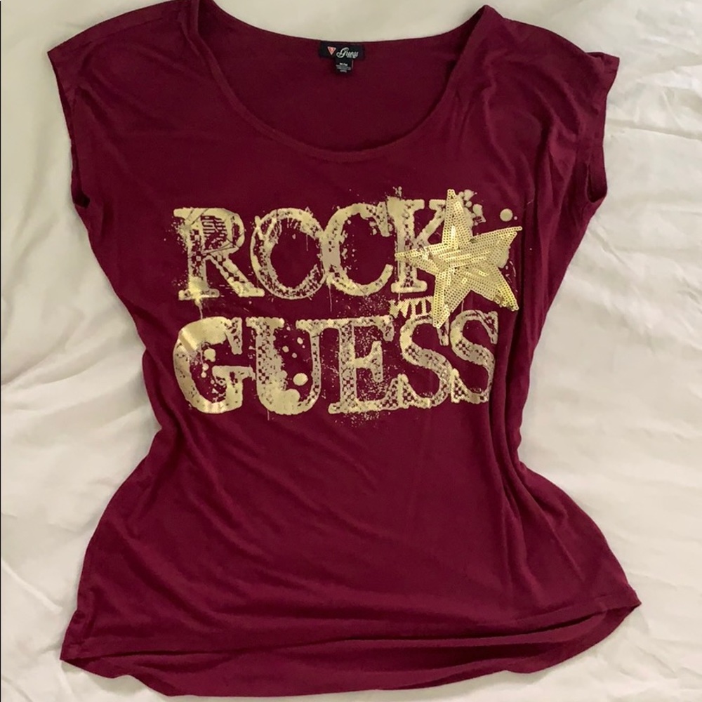 GUESS Rockstar soft tee. Size Medium.